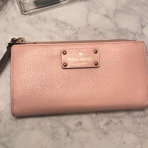 Pink kate spade wallet